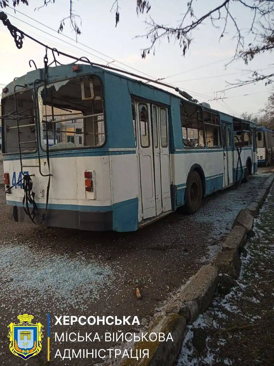 Ранковий обстріл Херсона: під ударом знову опинився комунальний сектор