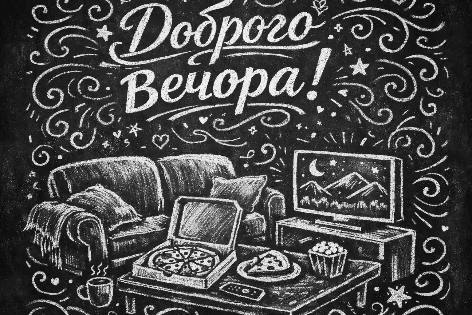 Доброго вечора: найкращі картинки українською для затишного відпочинку та гарного настрою