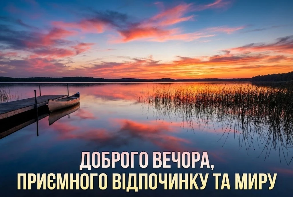 Доброго вечора: найкращі картинки українською для затишного відпочинку та гарного настрою