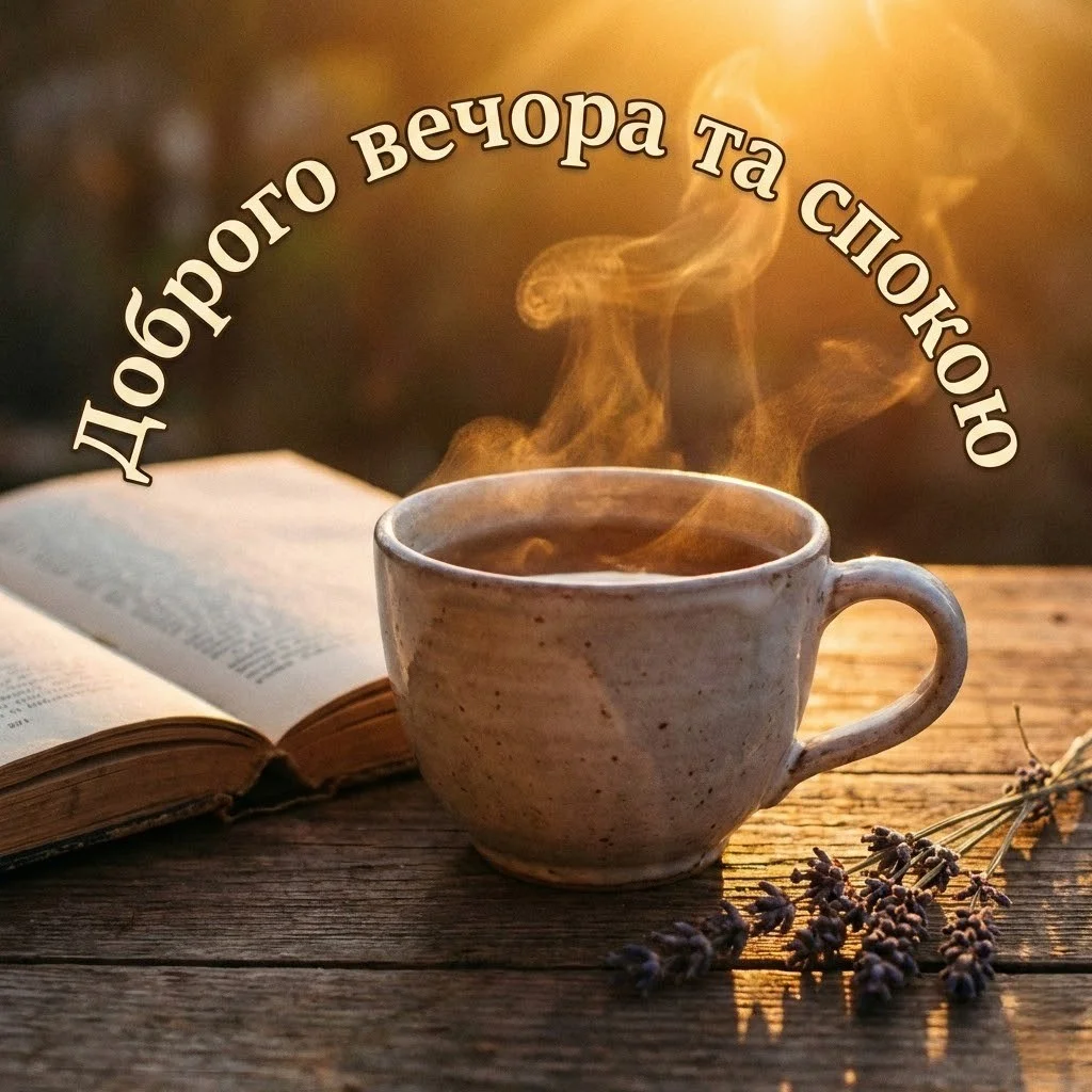 Доброго вечора: найкращі картинки українською для затишного відпочинку та гарного настрою