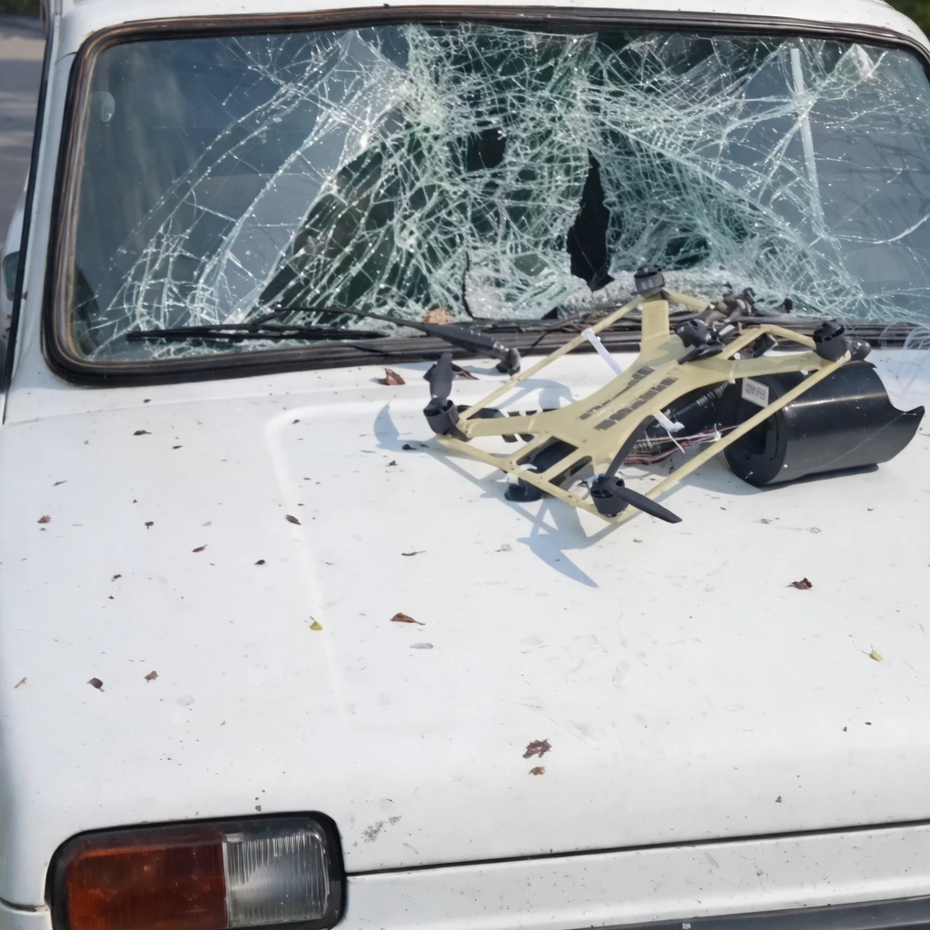 Ранковий удар по Херсонщині: російський дрон атакував автомобіль з цивільним