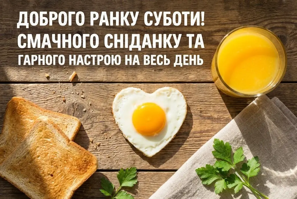 Доброго ранку суботи: надихаючі картинки та найтепліші побажання для чудових вихідних