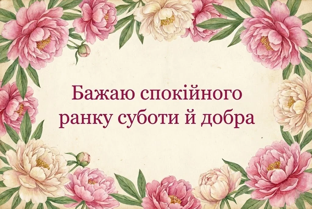 Доброго ранку суботи: надихаючі картинки та найтепліші побажання для чудових вихідних