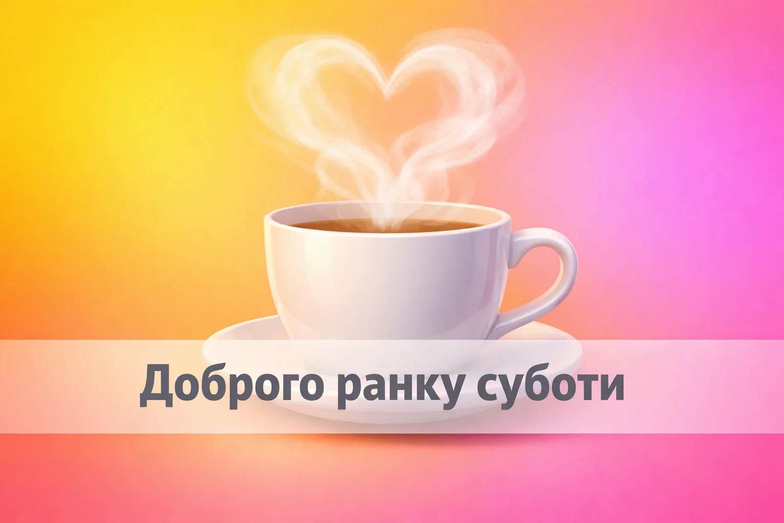 Доброго ранку суботи: надихаючі картинки та найтепліші побажання для чудових вихідних