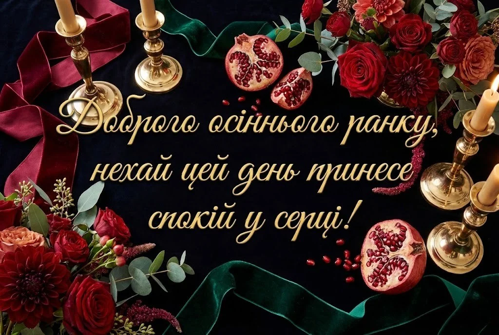 Доброго осіннього ранку: найкращі картинки та затишні листівки для гарного настрою