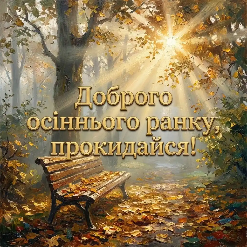 Доброго осіннього ранку: найкращі картинки та затишні листівки для гарного настрою
