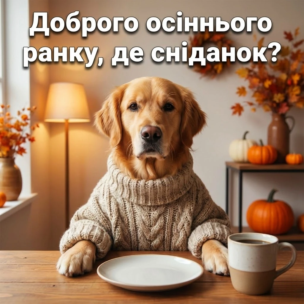 Доброго осіннього ранку: найкращі картинки та затишні листівки для гарного настрою
