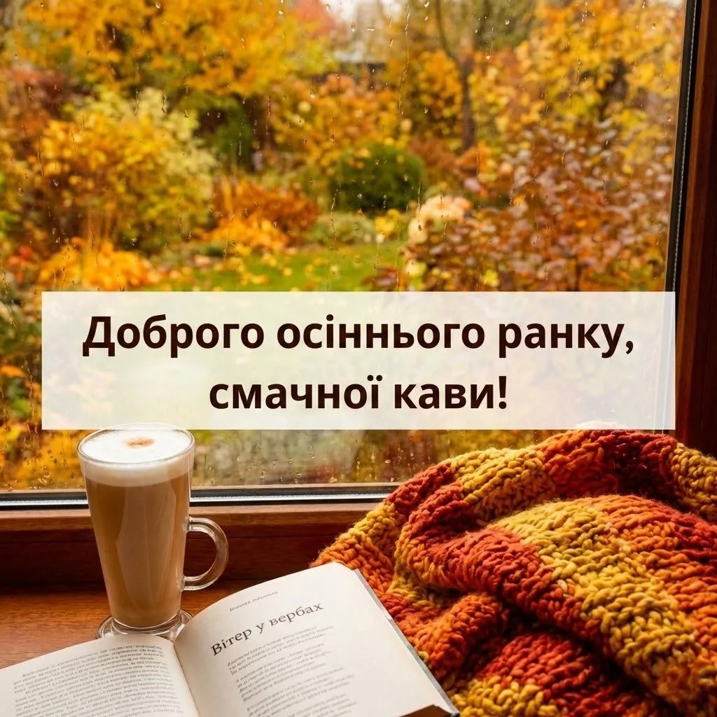Доброго осіннього ранку: найкращі картинки та затишні листівки для гарного настрою