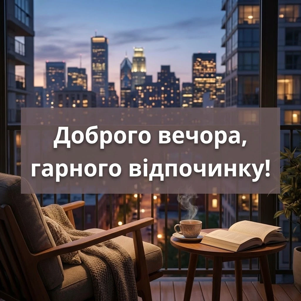 Доброго вечора, гарного відпочинку та добірка душевних листівок для вашого затишку