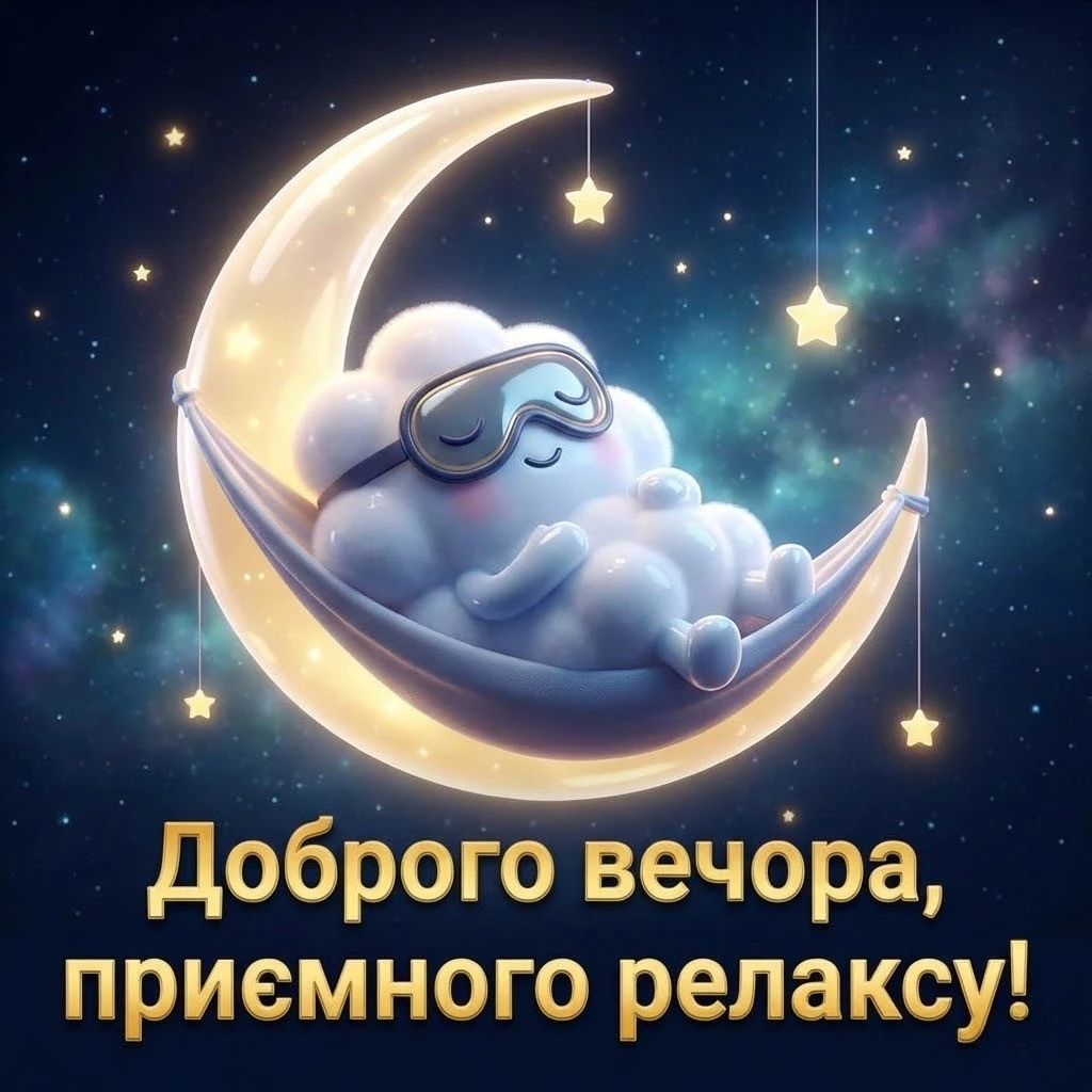 Доброго вечора, гарного відпочинку та добірка душевних листівок для вашого затишку
