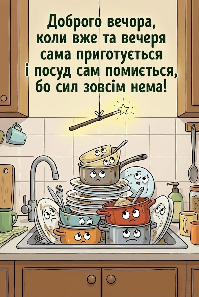 Побажання доброго вечора на українській мові: найкращі картинки та душевні листівки для затишку