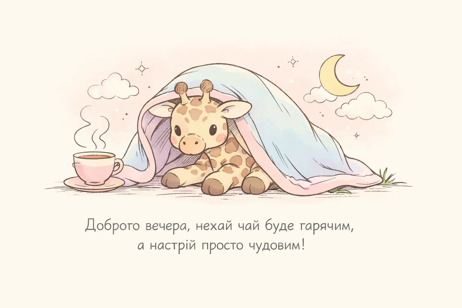 Доброго вечора: картинки та найтепліші листівки для затишного відпочинку