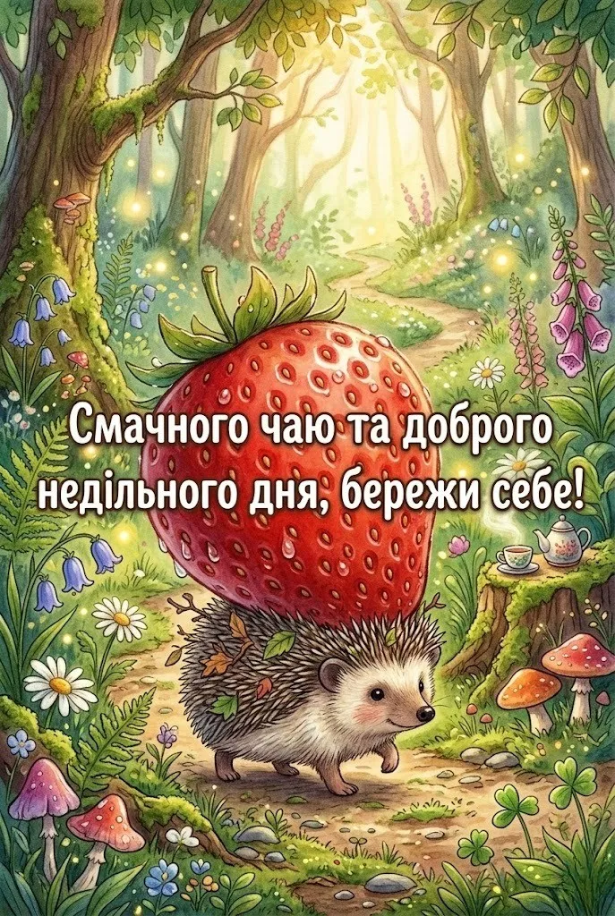Доброго недільного дня: найкращі картинки та душевні листівки для гарного настрою