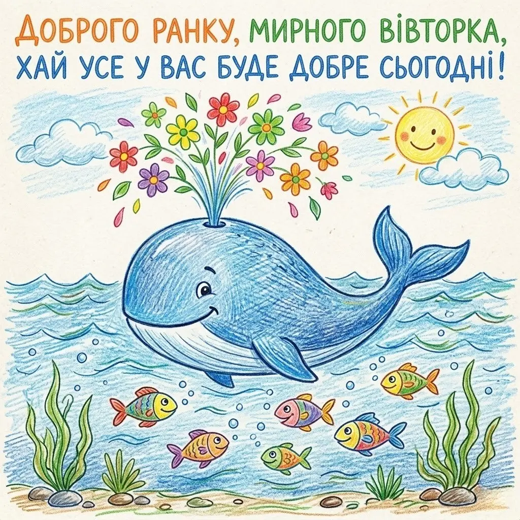 Доброго ранку, мирного вівторка: душевні картинки та щирі побажання