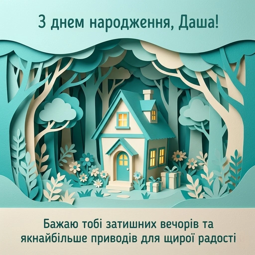 Щирі та яскраві привітання з днем народження Даші