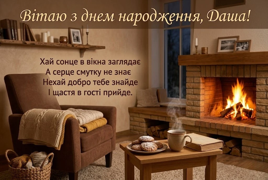 Щирі та яскраві привітання з днем народження Даші