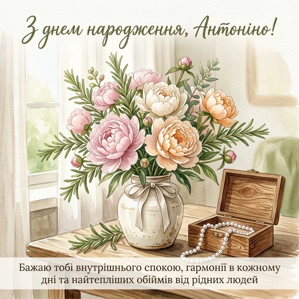 Щирі слова для Антоніни: як привітати іменинницю вдома та на роботі
