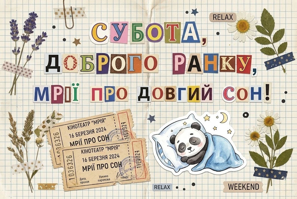 Доброго ранку субота: красиві та душевні картинки для найкращого вихідного