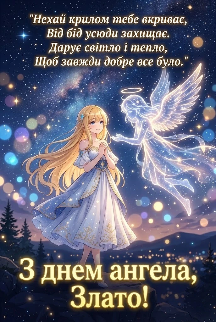 Привітання для Злати з іменинами: щирі побажання для душі та серця