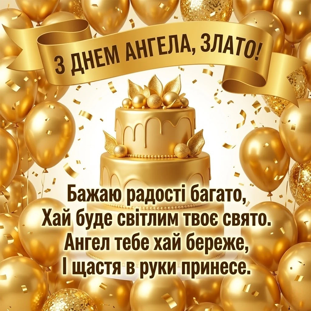 Привітання для Злати з іменинами: щирі побажання для душі та серця