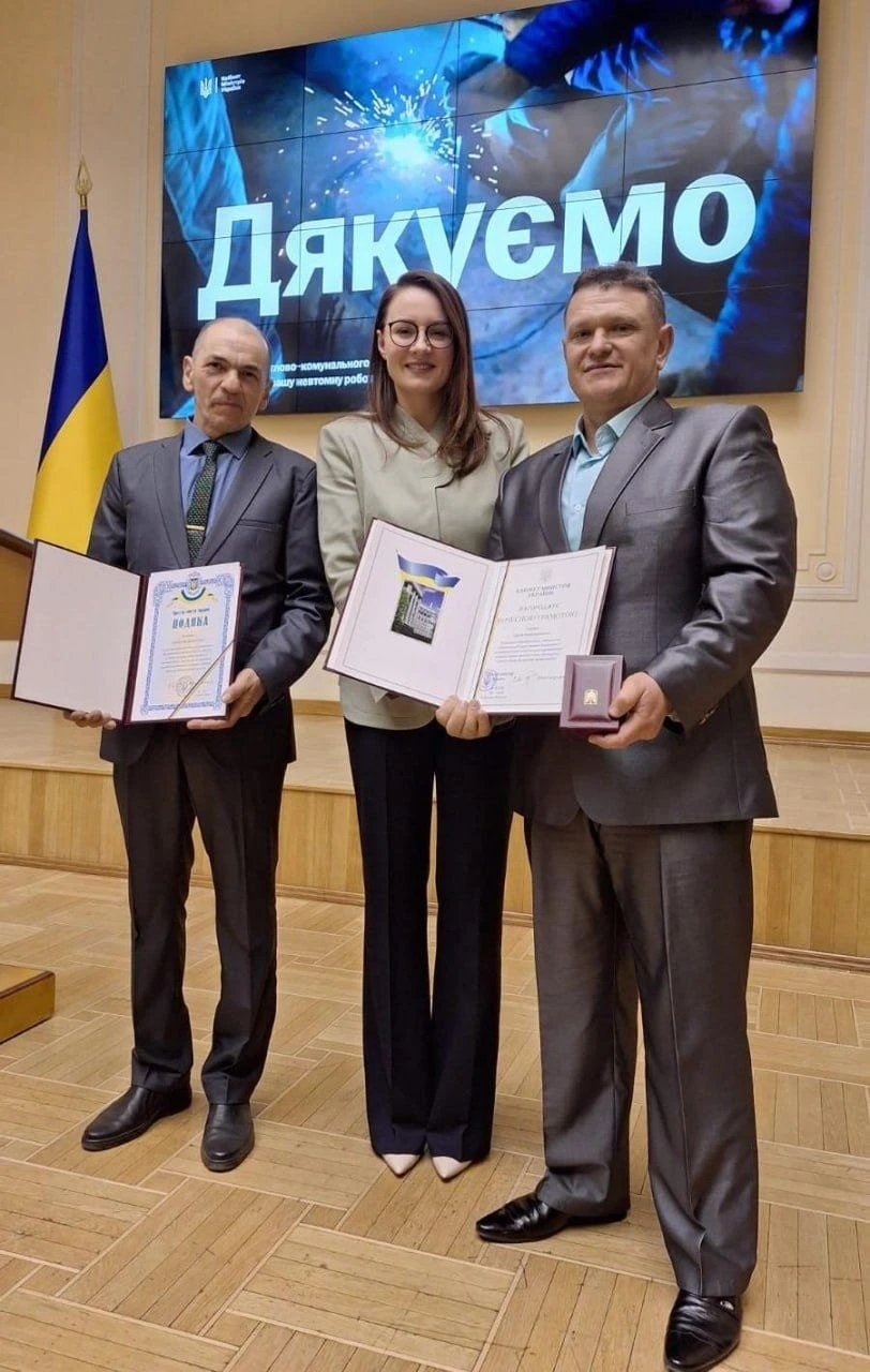Професіоналізм під обстрілами: у столиці нагородили фахівців Херсонського водоканалу