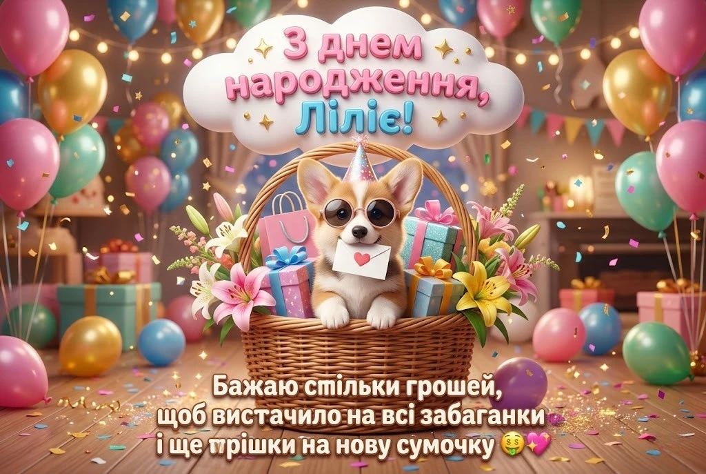 З днем народження, Ліля! Найкращі побажання для подруги, коханої та колеги