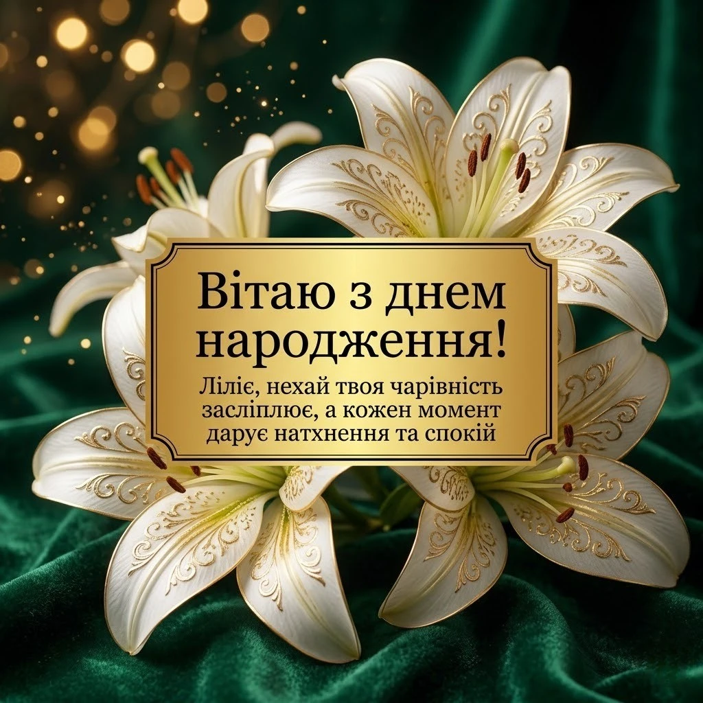 З днем народження, Ліля! Найкращі побажання для подруги, коханої та колеги