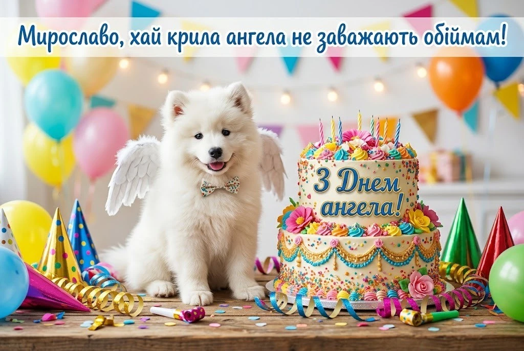 Мирослава святкує день ангела: ідеї для привітань, що зігрівають серце