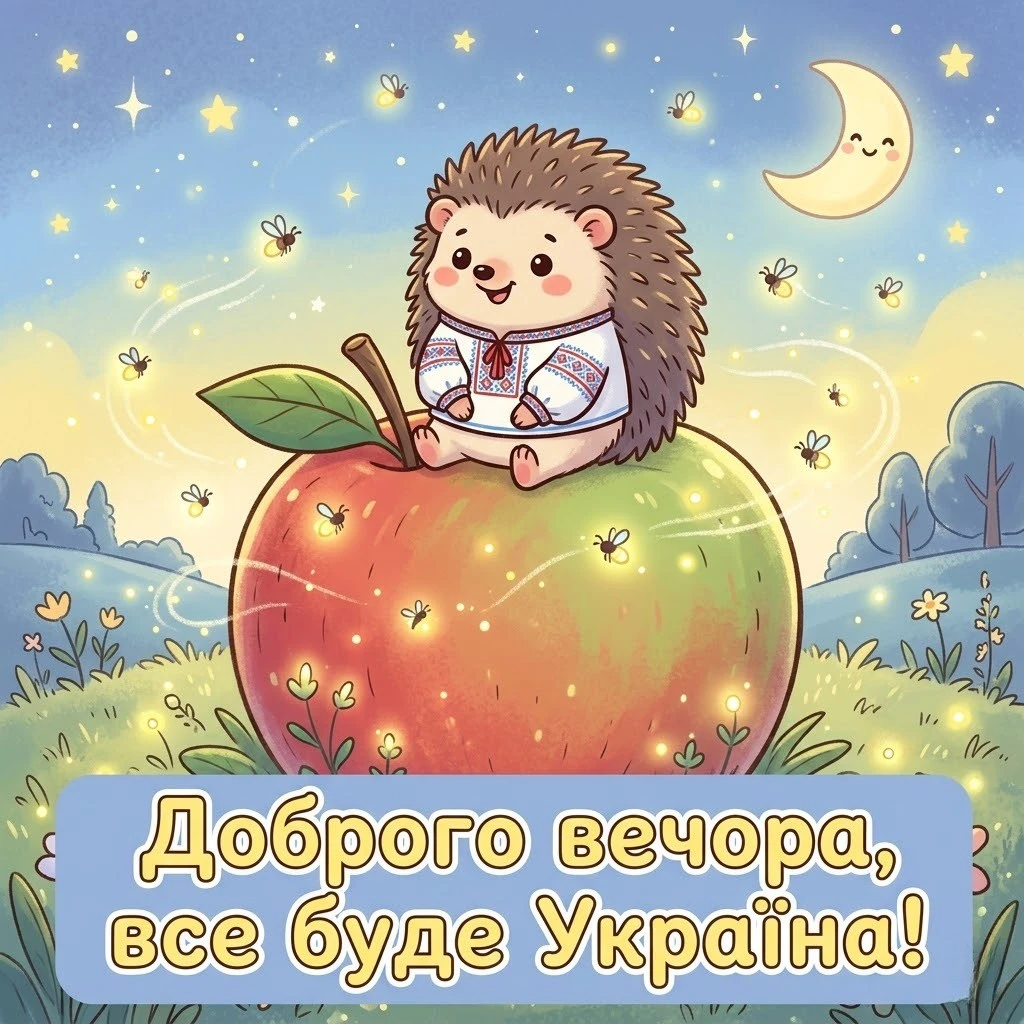 Доброго вечора, ми з України: затишні листівки та картинки, які можна скачати для душевного настрою
