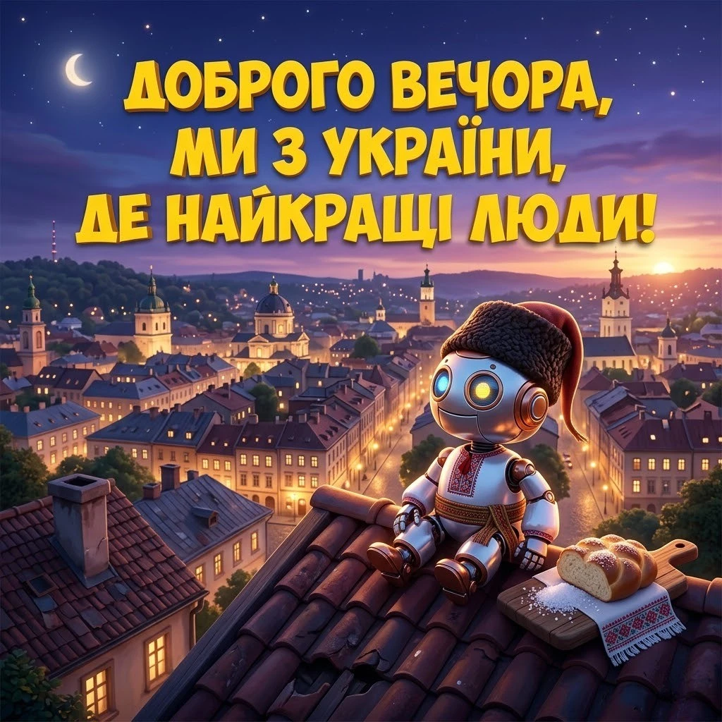 Доброго вечора, ми з України: затишні листівки та картинки, які можна скачати для душевного настрою
