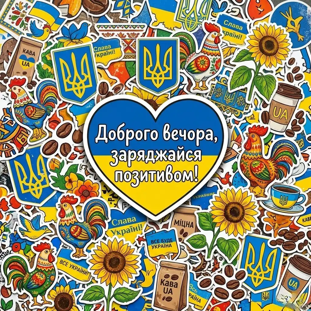 Доброго вечора, ми з України: затишні листівки та картинки, які можна скачати для душевного настрою