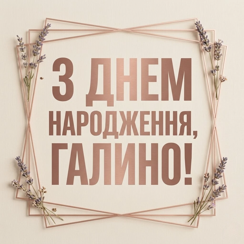 З днем народження, Галино! Щирі побажання та красиві картинки для іменинниці
