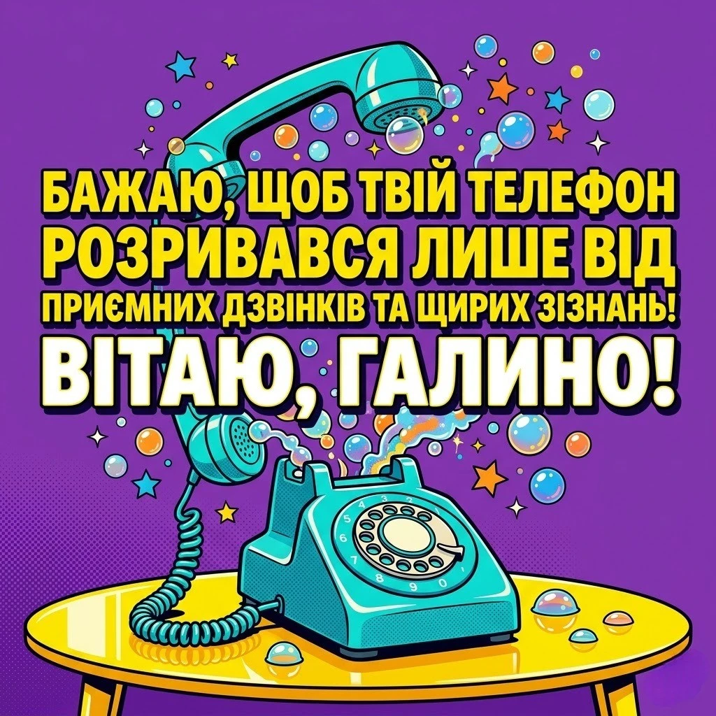 З днем народження, Галино! Щирі побажання та красиві картинки для іменинниці