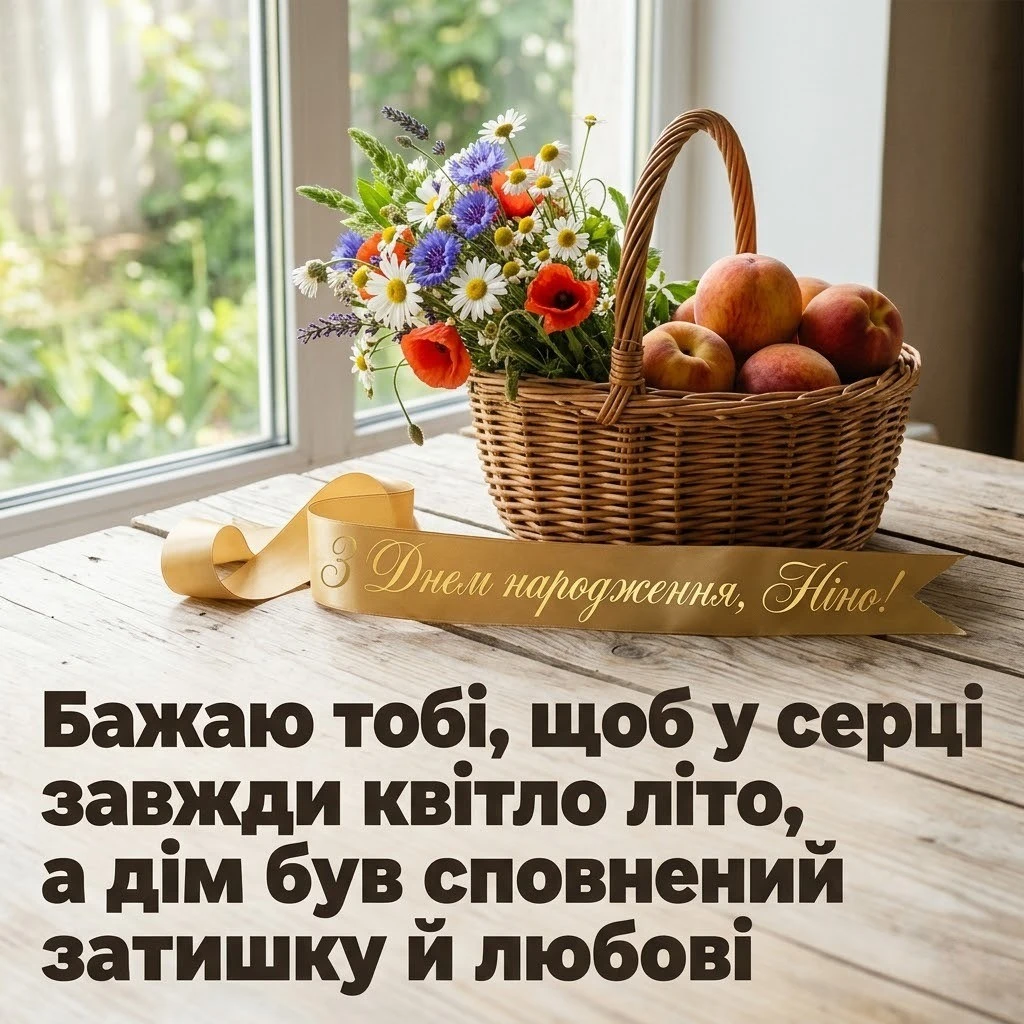 Привітання для Ніни з днем народження: від душі, для колег та друзів