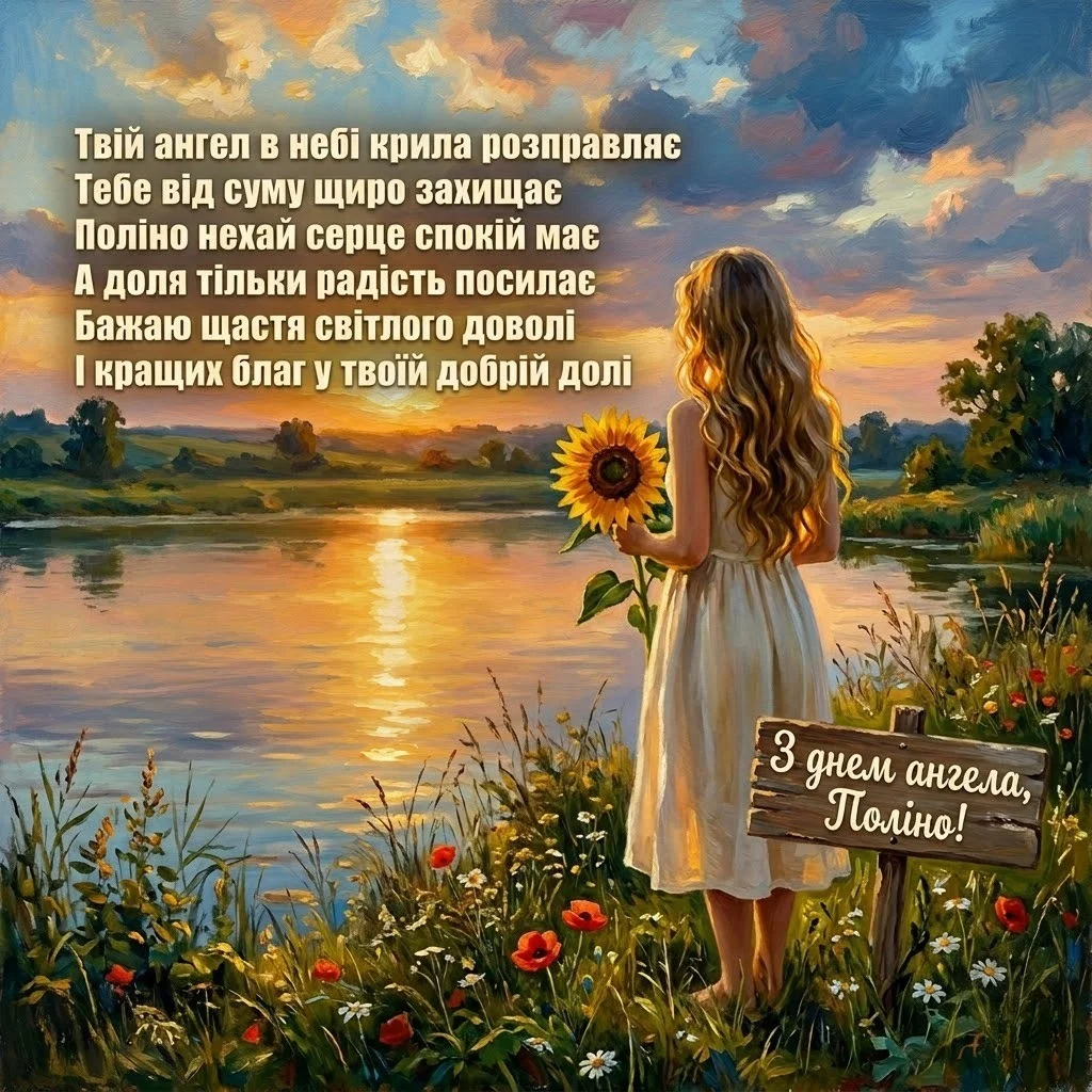 З днем ангела, Поліно! Красиві побажання для душі та натхнення