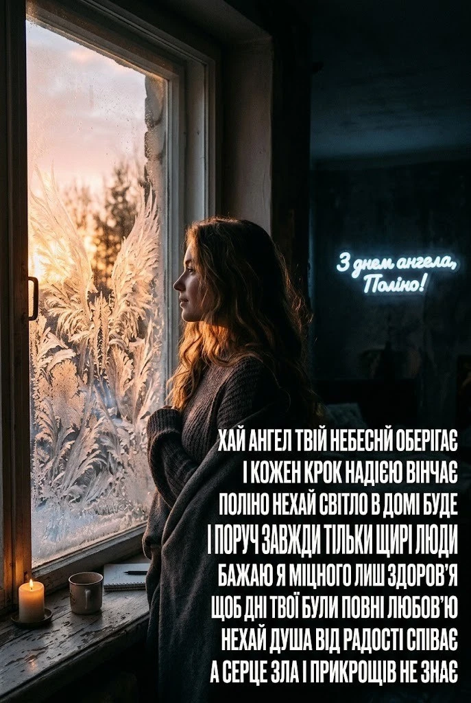 З днем ангела, Поліно! Красиві побажання для душі та натхнення