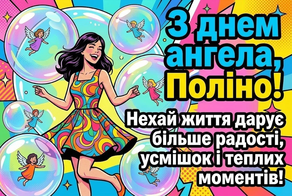З днем ангела, Поліно! Красиві побажання для душі та натхнення