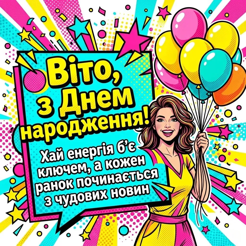 З днем народження, Віто! Щирі та яскраві побажання для неймовірної жінки