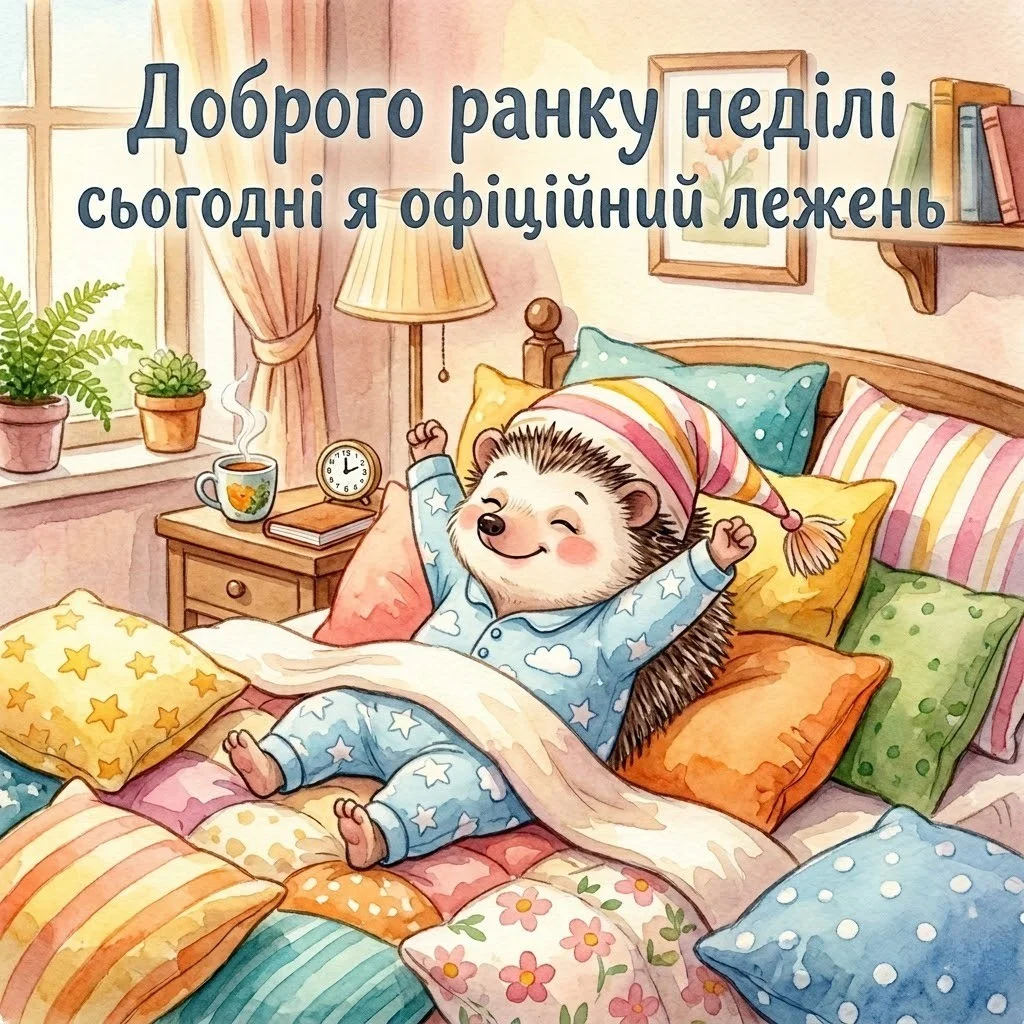 Доброго ранку неділі: картинки українською для натхнення та душевного відпочинку