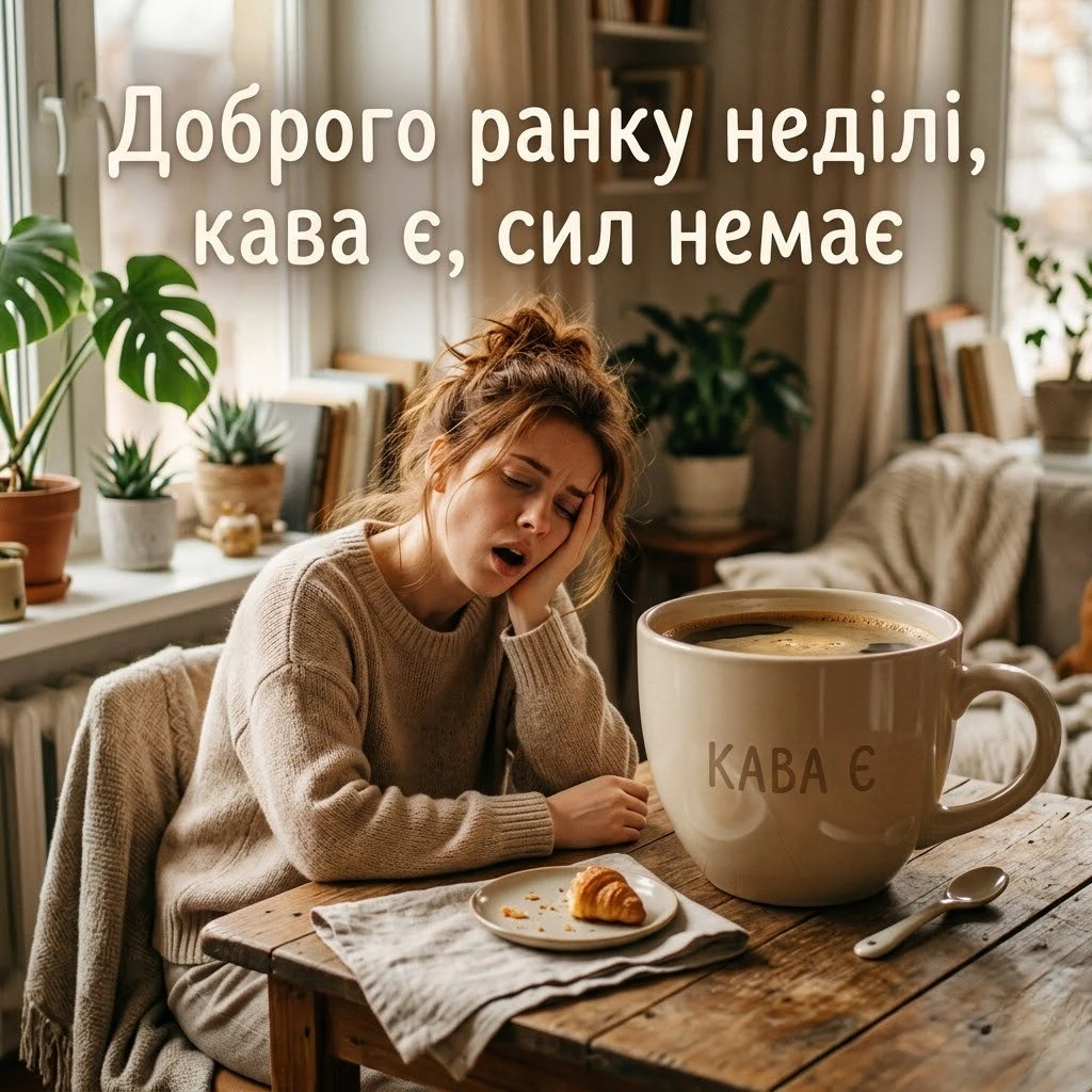 Доброго ранку неділі: картинки українською для натхнення та душевного відпочинку
