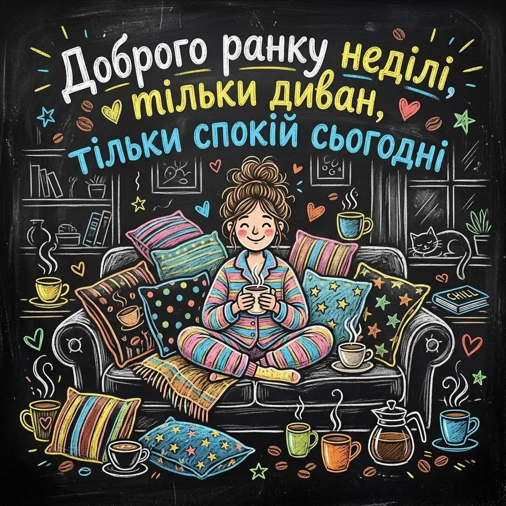 Доброго ранку неділі: картинки українською для натхнення та душевного відпочинку