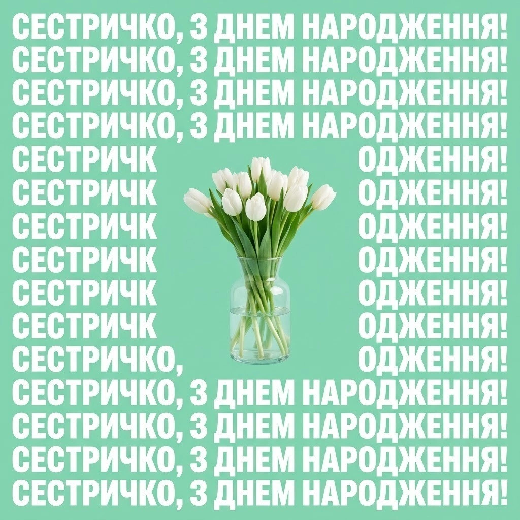 Привітання для рідної сестри: мир, щастя та натхнення у кожному рядку