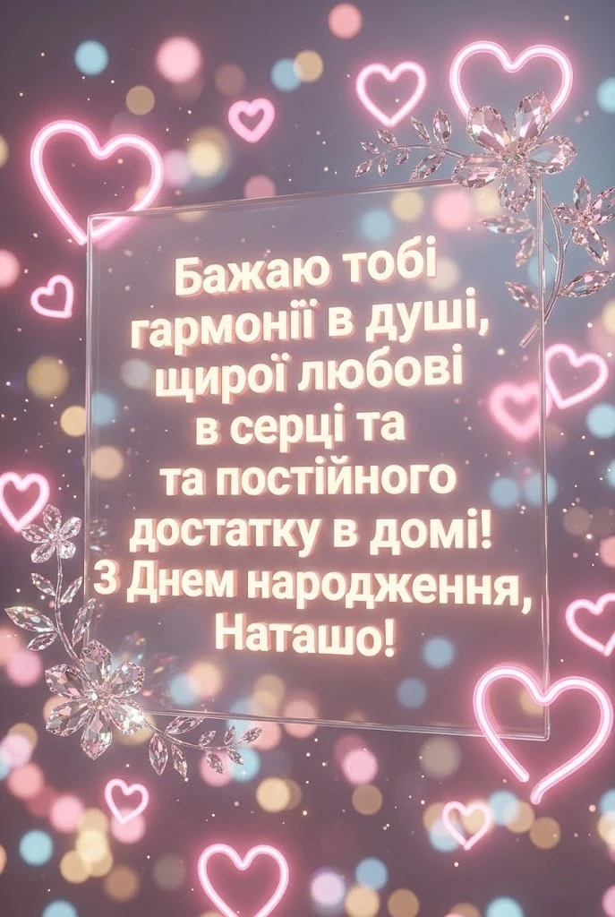 Натхненні вітання для Наталочки: оберіть ідеальні слова до свята