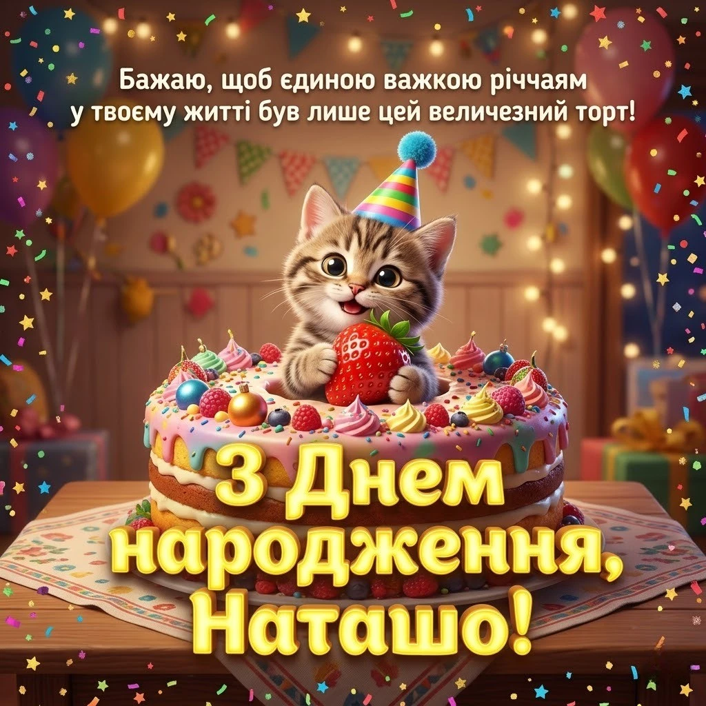 Натхненні вітання для Наталочки: оберіть ідеальні слова до свята