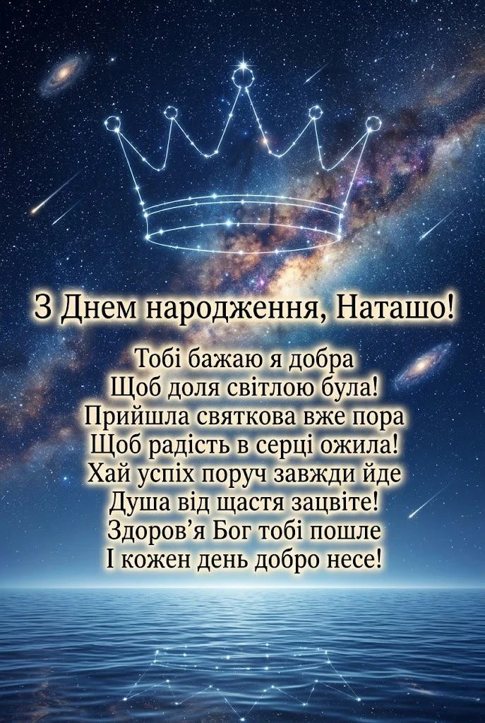 Натхненні вітання для Наталочки: оберіть ідеальні слова до свята