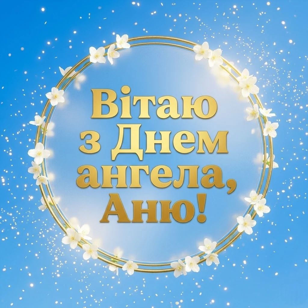 Найкращі привітання з днем ангела для Анни: щирі слова та картинки