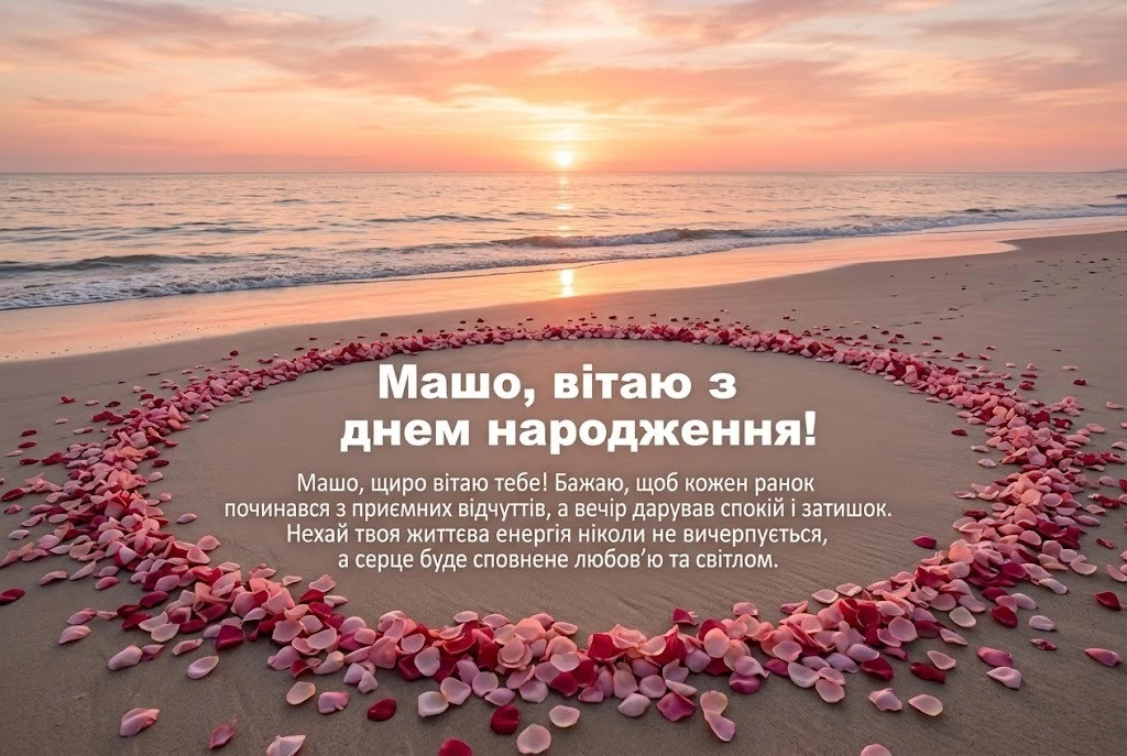 З днем народження, Машуню: зворушливі слова від серця