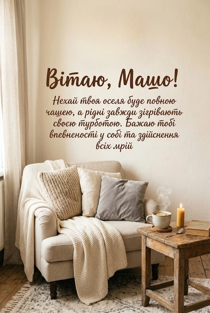 З днем народження, Машуню: зворушливі слова від серця