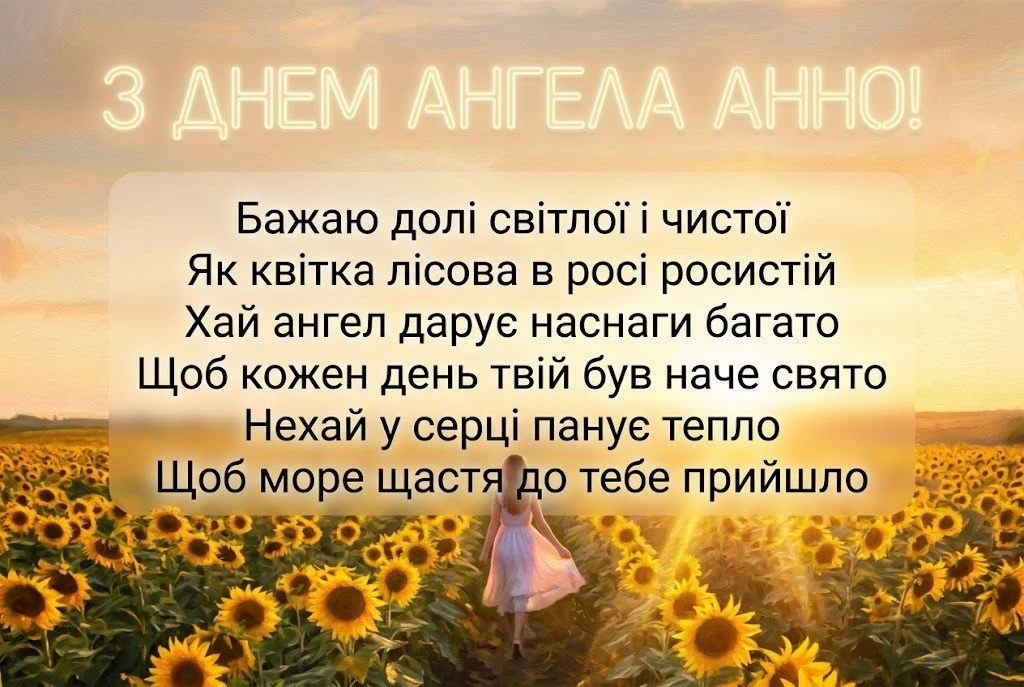 З днем ангела, Анна! Підбірка зворушливих привітань на будь-який смак
