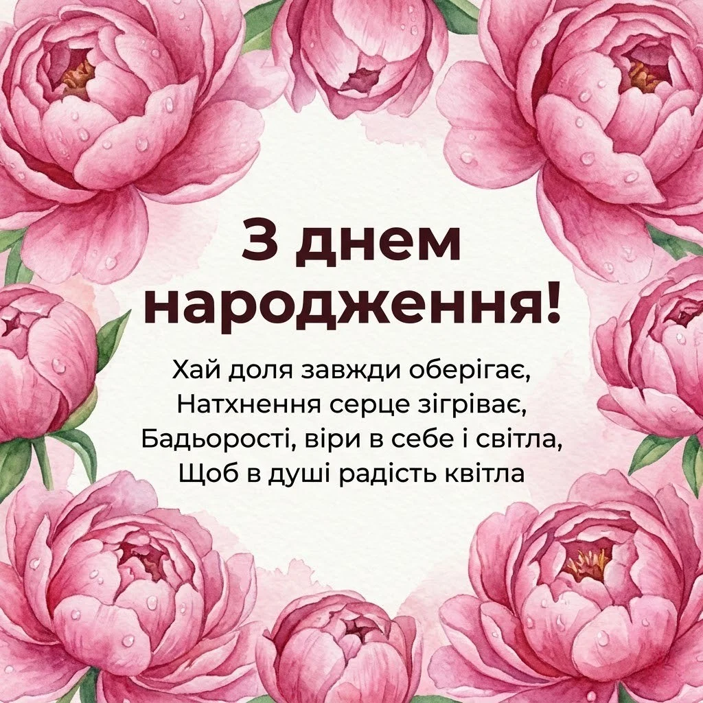 Ірина Анатоліївна, з днем народження: вітання, що зігрівають серце